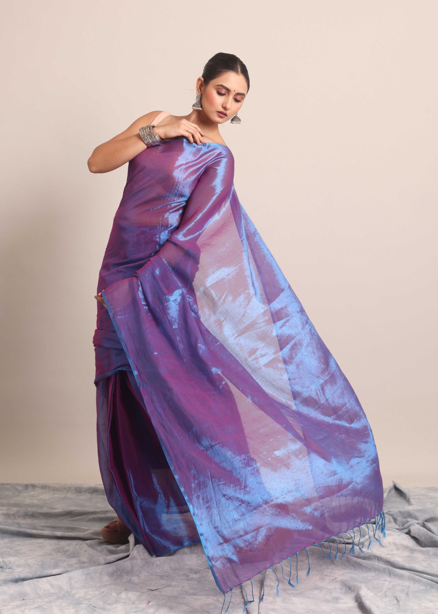 AMREEN(TISSUE SILK) (READY TO WEAR)
