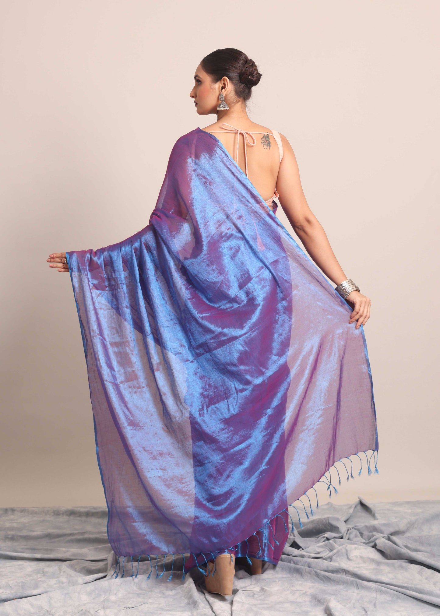 AMREEN(TISSUE SILK) (READY TO WEAR)